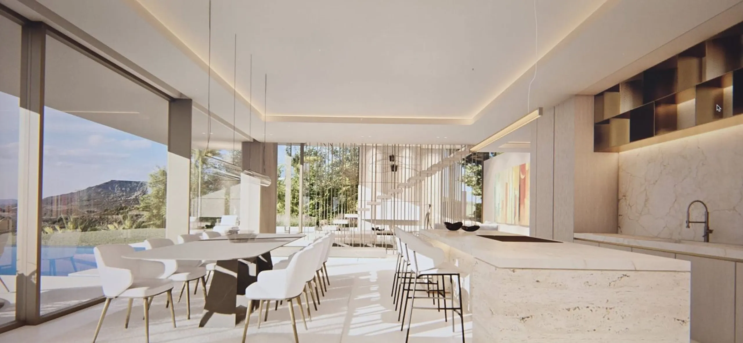 A prime plot featuring a spectacular project and a fully approved building permit, ready for development. 1.733 m²