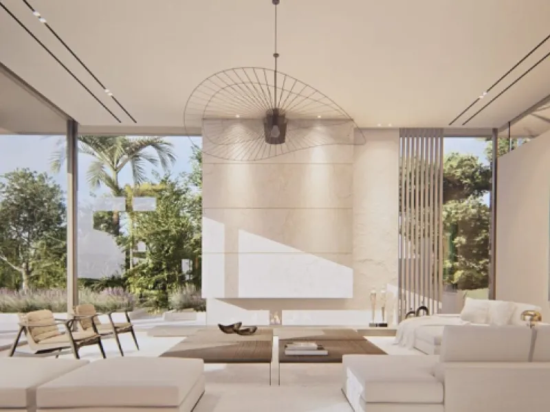 A prime plot featuring a spectacular project and a fully approved building permit, ready for development. 1.733 m²