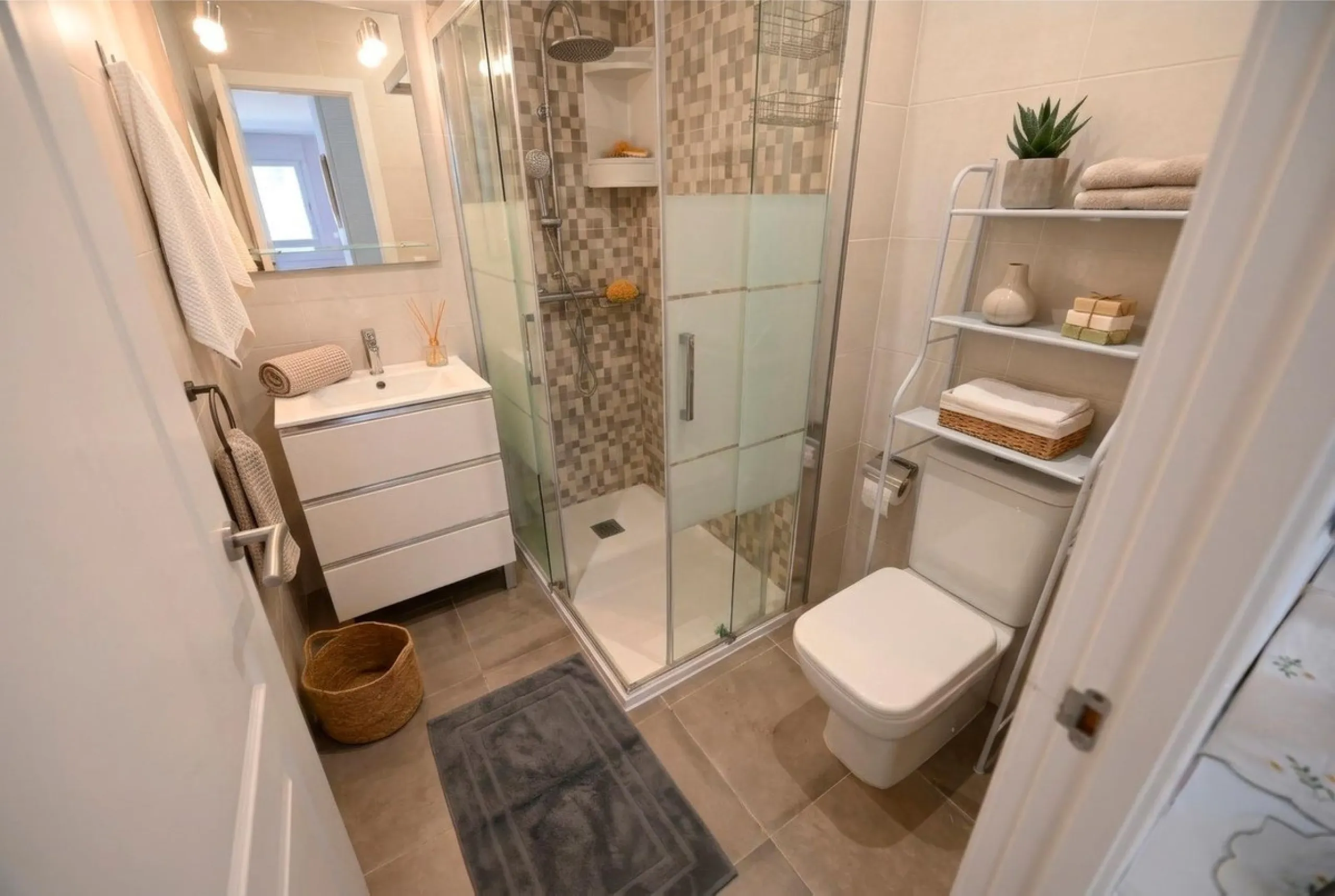 Pueblo Evita is an Andalusian-style complex situated a 5-minute walk from Benalmádena beach. It features beautiful swimming pools, its own restaurants and excellent transport links. Pueblo Evita is adjacent to a tennis and padel club. It is 2 km from the 