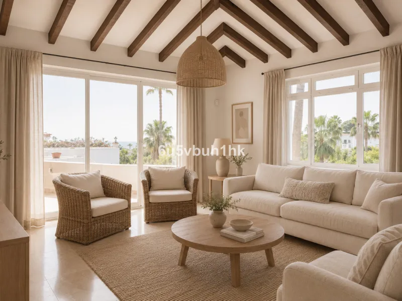 Hidden among palm trees and mature gardens in the established residential area of Sitio de Calahonda, this beautiful Andalusian villa captures the essence of traditional Mediterranean living. From the moment you arrive through the private gated entrance a