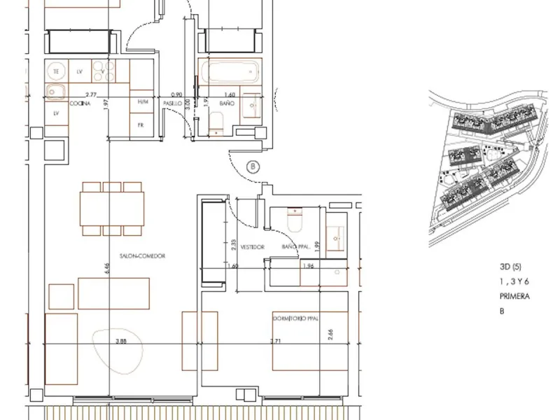 3-Bedroom Apartment in Le Mirage, Cancelada