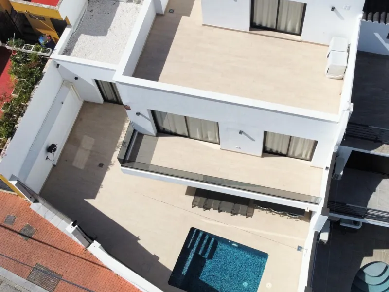 Luxury Villa and Apartment for Sale – practically two villas, each with its own private pool and parking. Exclusive Investment Just Steps from the Sea.