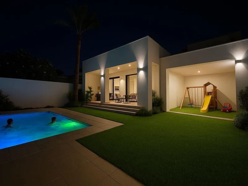 Luxury Villa and Apartment for Sale – practically two villas, each with its own private pool and parking. Exclusive Investment Just Steps from the Sea.