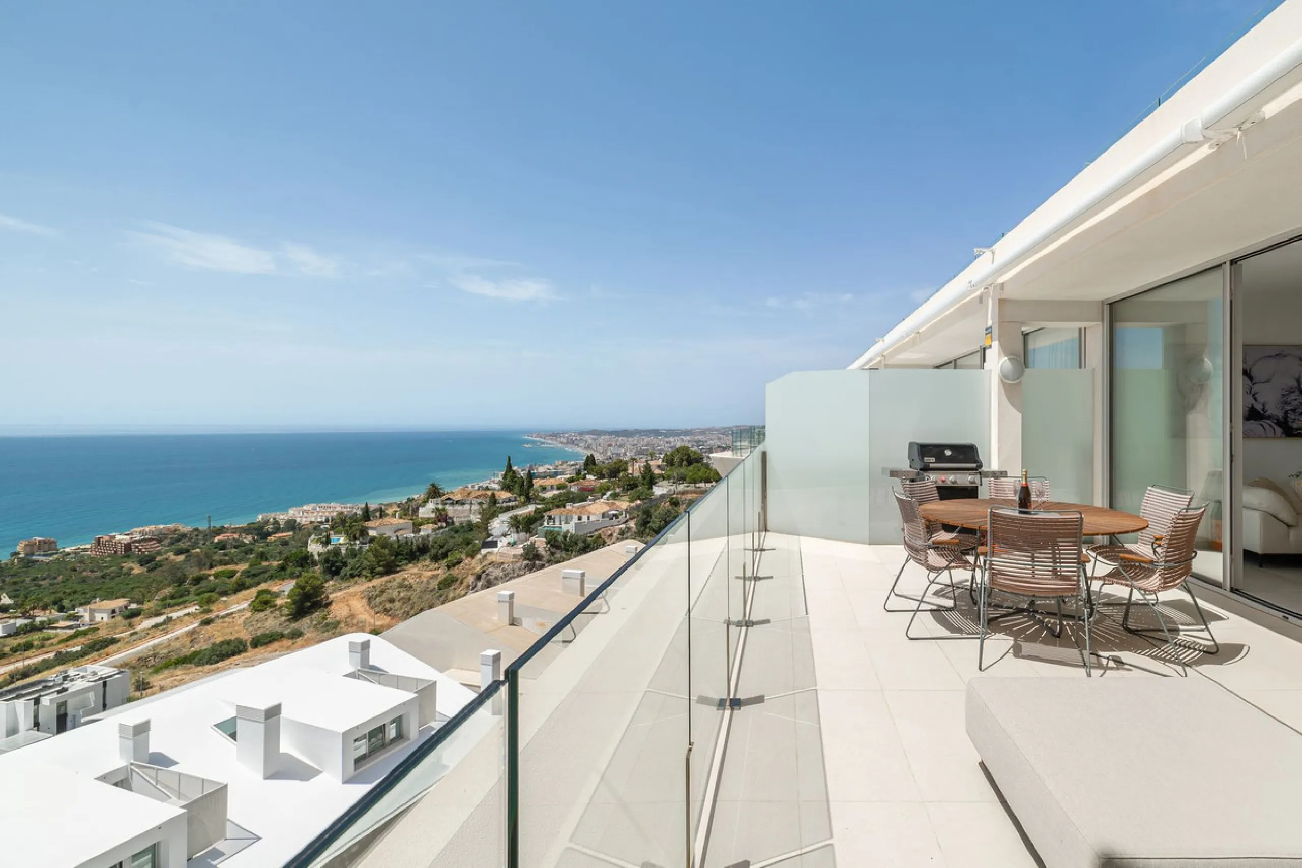Spectacular Duplex Penthouse with Panoramic Sea Views in Exclusive Stupa Hills, Benalmádena