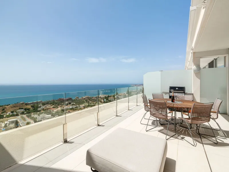 Spectacular Duplex Penthouse with Panoramic Sea Views in Exclusive Stupa Hills, Benalmádena