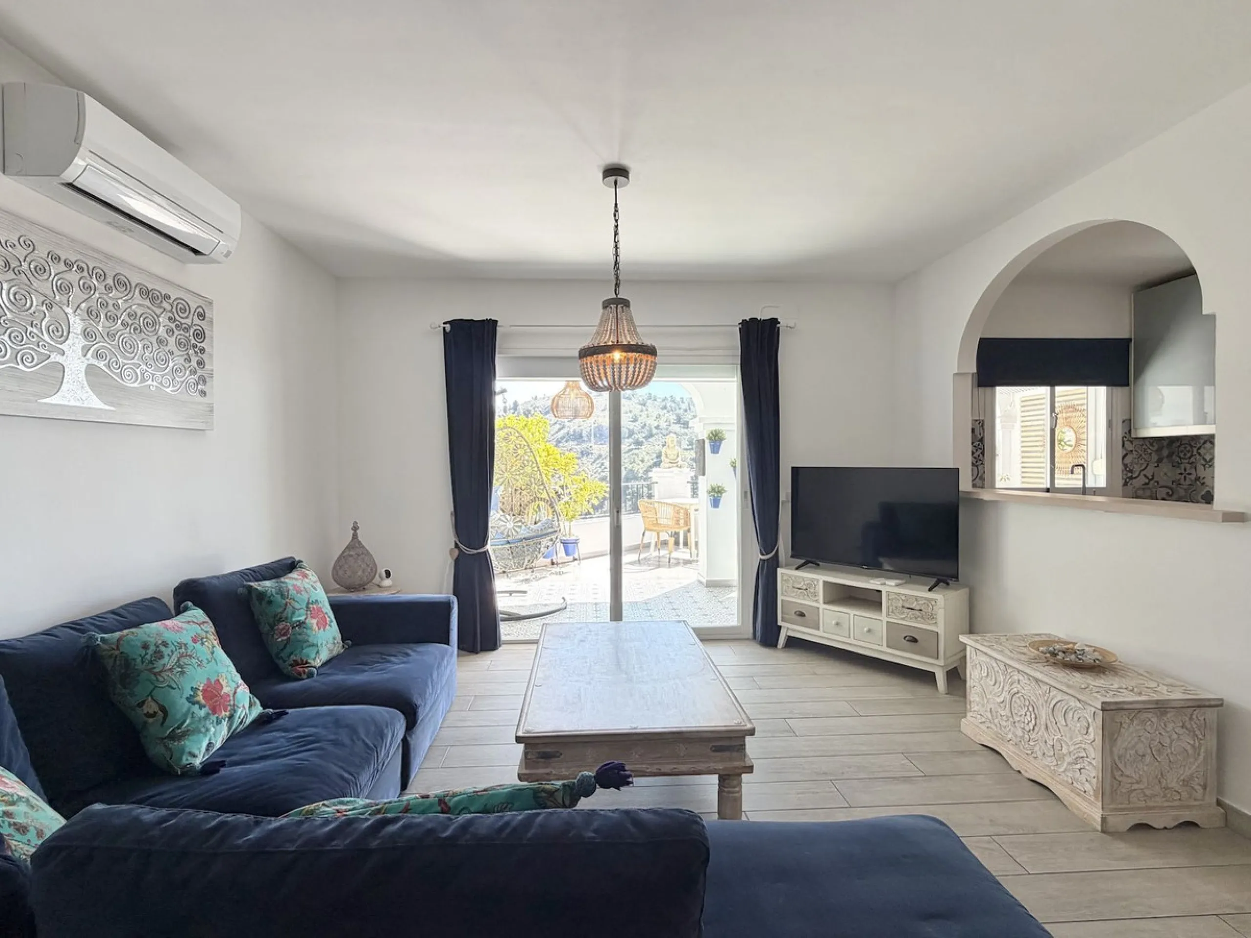 EXCLUSIVE to Nerja Properties - Set on the peaceful edge of the whitewashed village of Frigiliana, this beautifully maintained duplex apartment offers a rare blend of tranquillity, space, and spectacular scenery. A much-loved family home for many years, t
