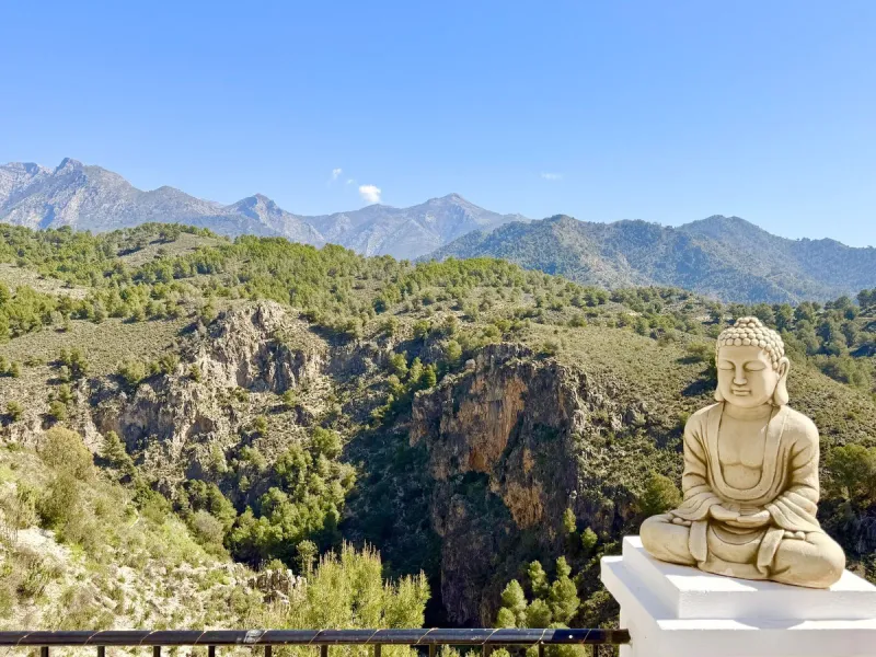 EXCLUSIVE to Nerja Properties - Set on the peaceful edge of the whitewashed village of Frigiliana, this beautifully maintained duplex apartment offers a rare blend of tranquillity, space, and spectacular scenery. A much-loved family home for many years, t
