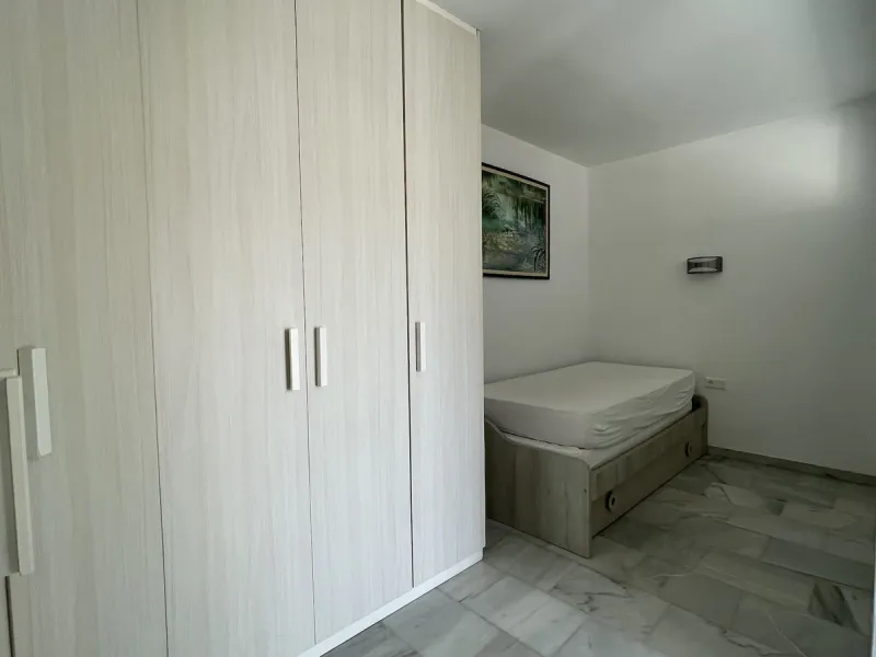 Lovely four bedroom, three bathroom villa built over three floors. Upon entering the main house, there is a spacious open plan kitchen and living room with fireplace, with a separate WC, an East facing balcony and a South facing terrace. The stairs lead t