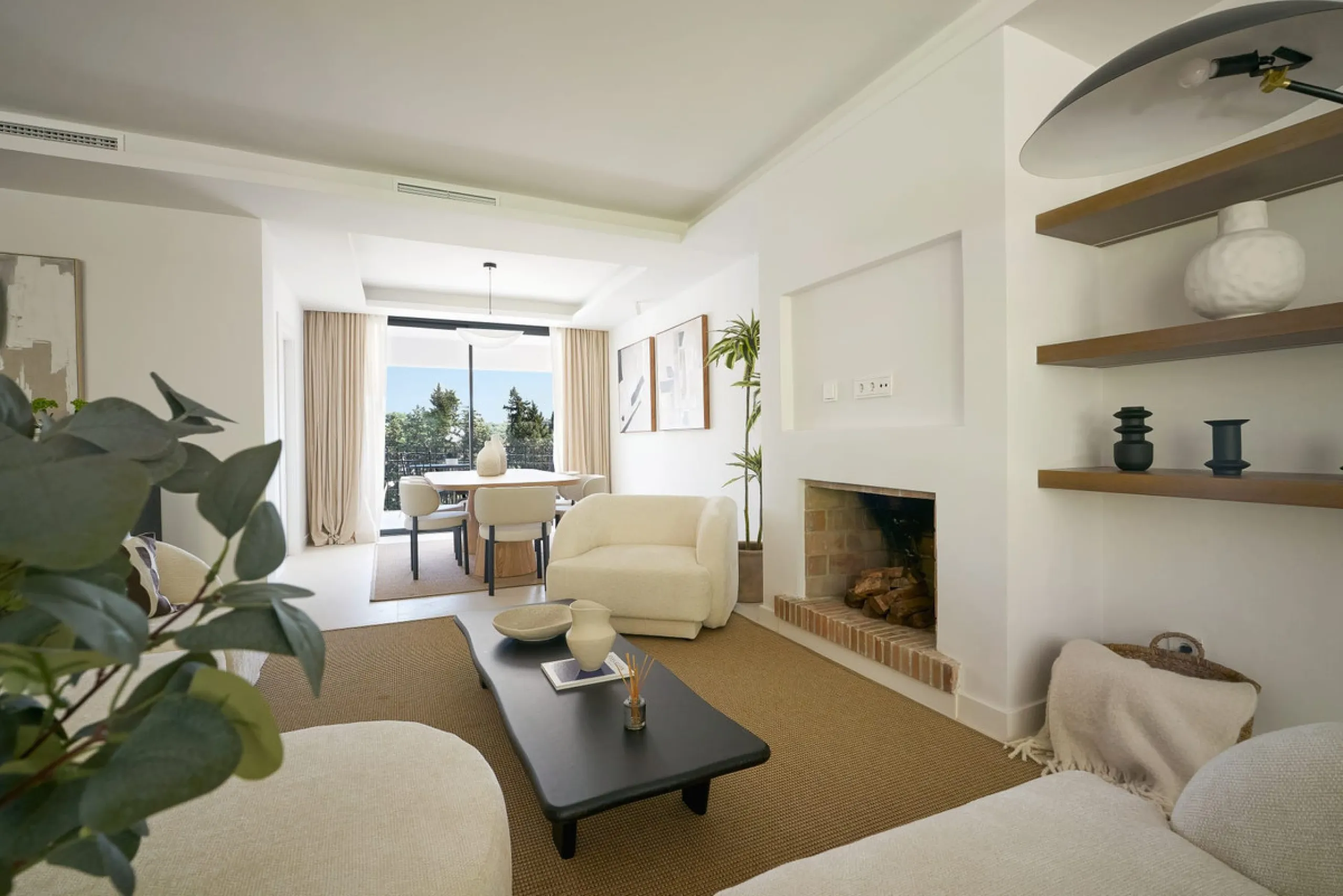 Frontline Aloha Golf townhouse nestled in the prestigious Golf Valley of Nueva Andalucía, this beautifully designed three-story townhouse offers a seamless blend of Mediterranean charm and modern living. Recently renovated, the property captures the lifes