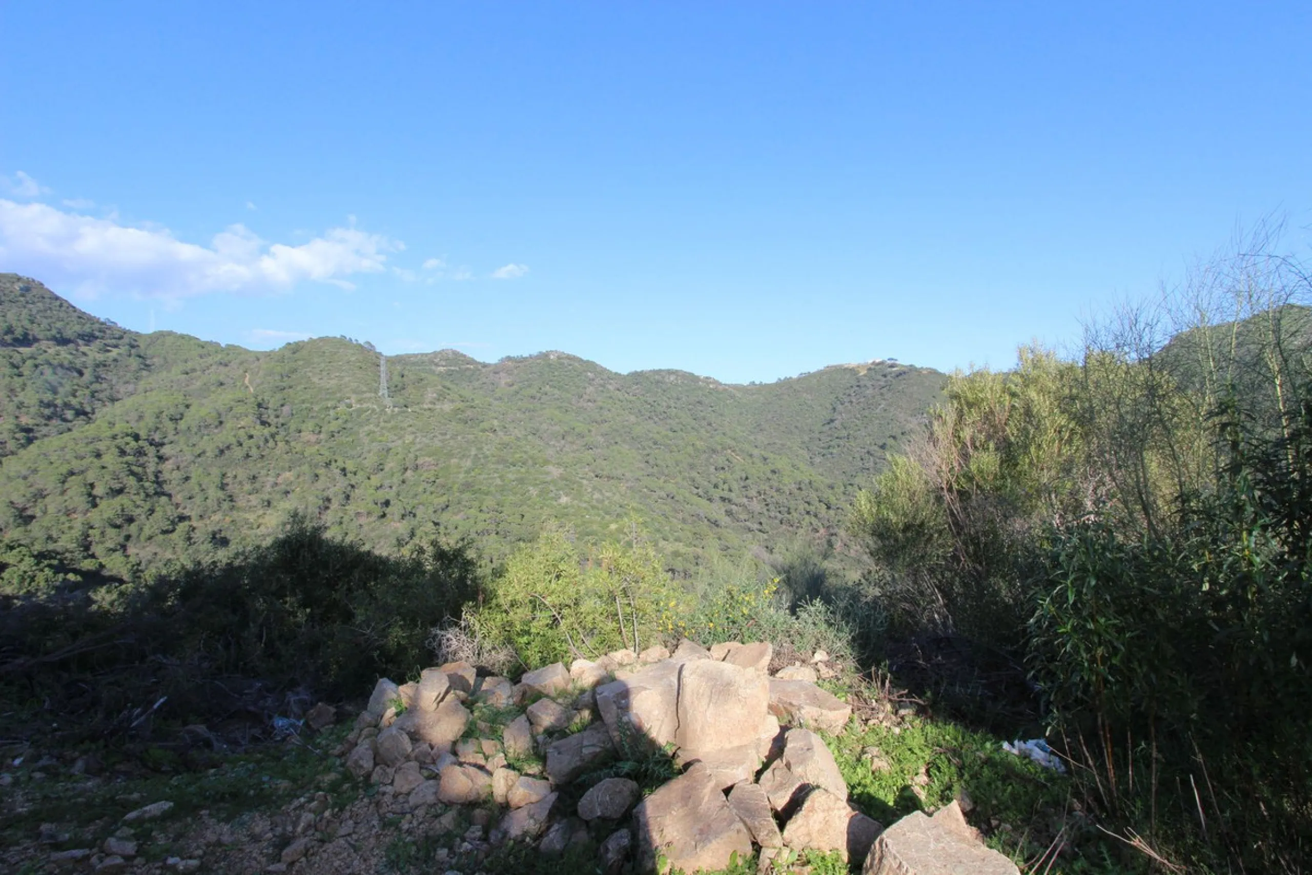 Magnificent 2,275 m² plot in the prestigious Monte Mayor urbanisation, Benahavís, set in an elevated and privileged position that guarantees spectacular open views of the Mediterranean Sea and the mountains. Surrounded by nature, lush woodland and an exce