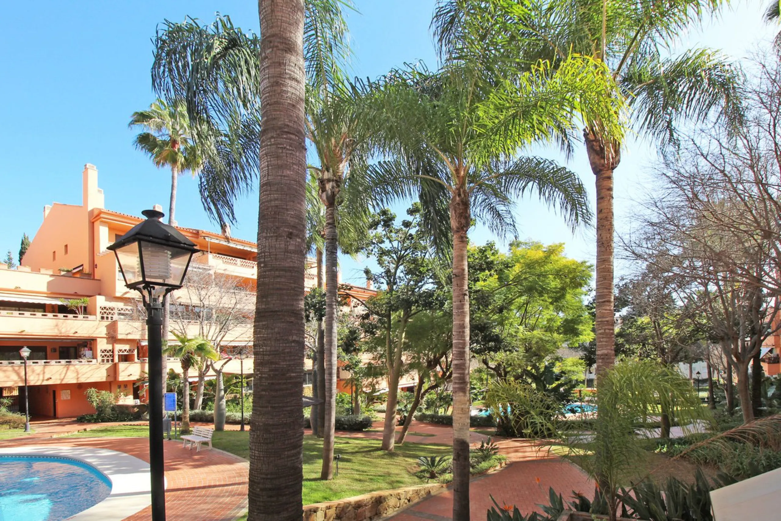 In Marbella's exclusive Golden Mile.