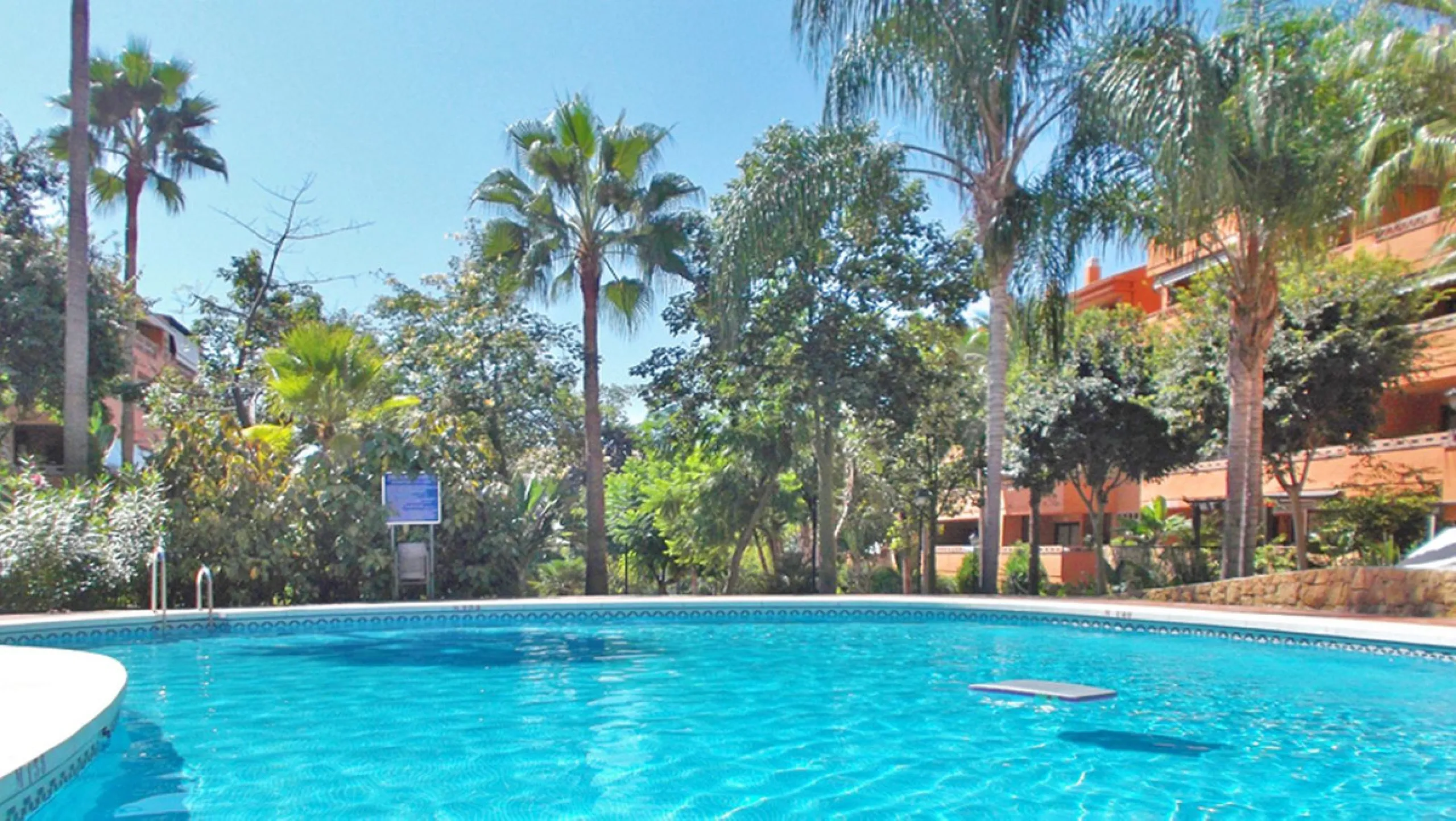 In Marbella's exclusive Golden Mile.