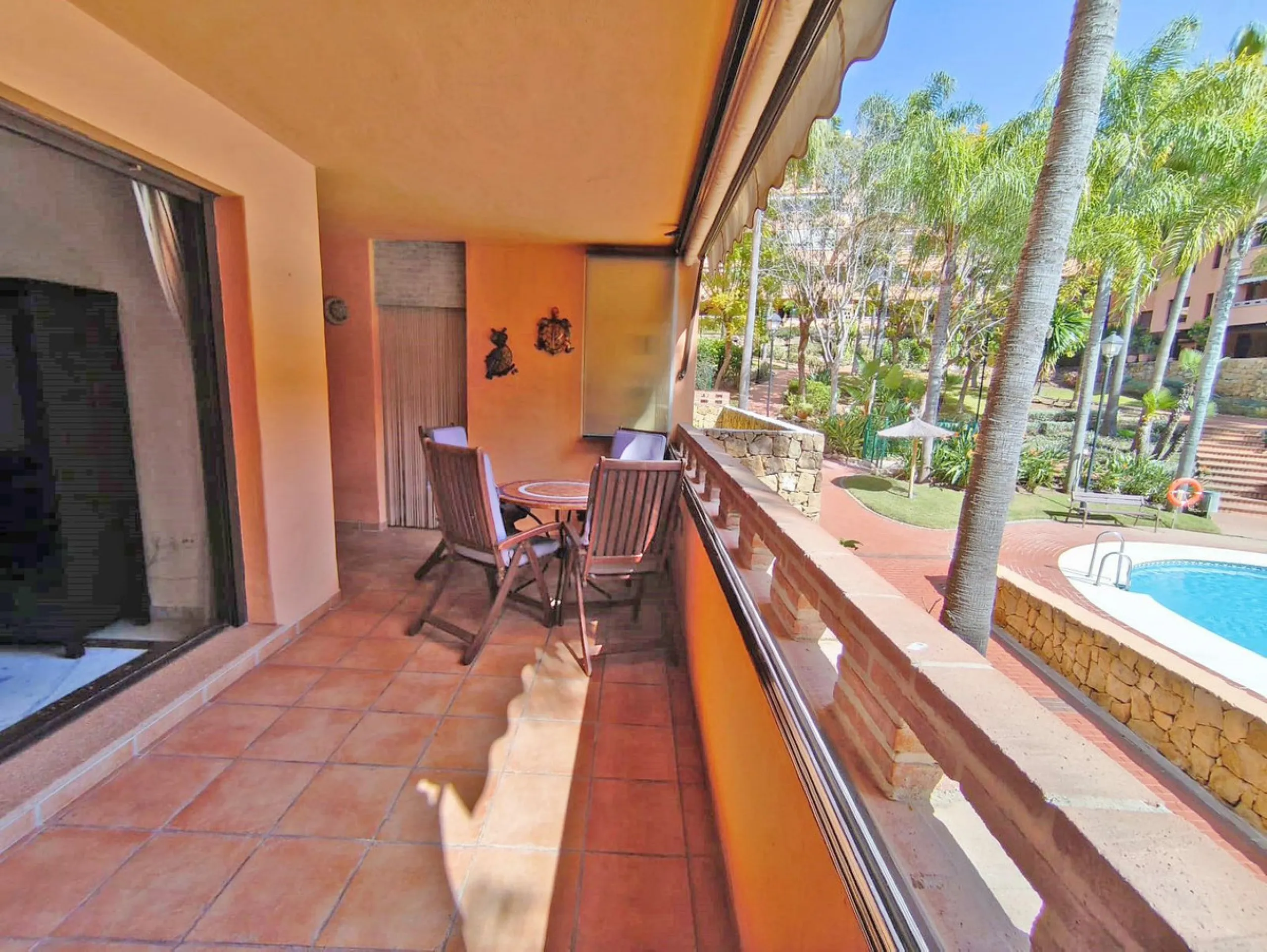 In Marbella's exclusive Golden Mile.