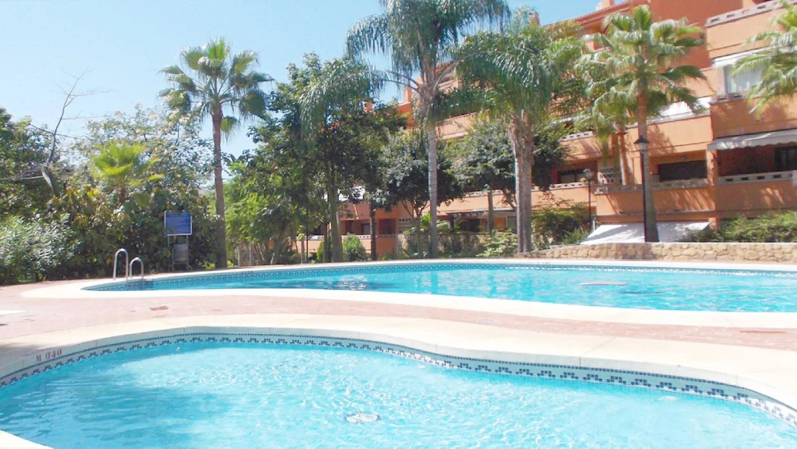 In Marbella's exclusive Golden Mile.