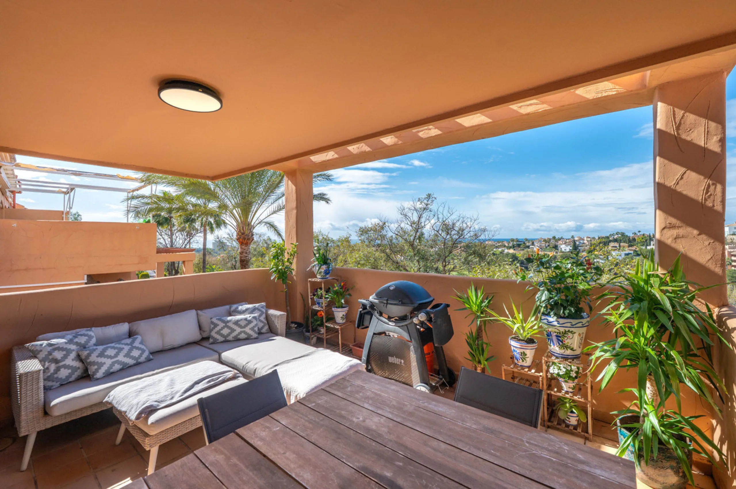 This bright two-bedroom, two-bathroom apartment is located in the well-maintained