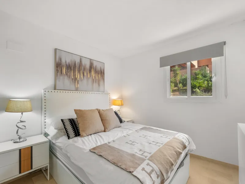 This bright two-bedroom, two-bathroom apartment is located in the well-maintained