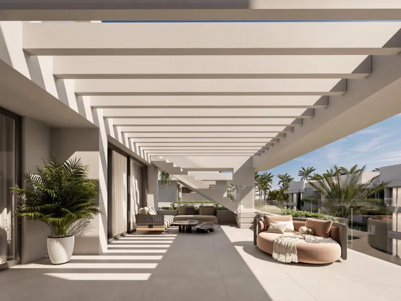 Luxury New Build Apartments in Estepona Just 400 m from the Beach& & Modern Mediterranean Living in Estepona& Discover an exclusive new residential development in Estepona, one of the most desirable coastal towns on the Costa del Sol. This elegan