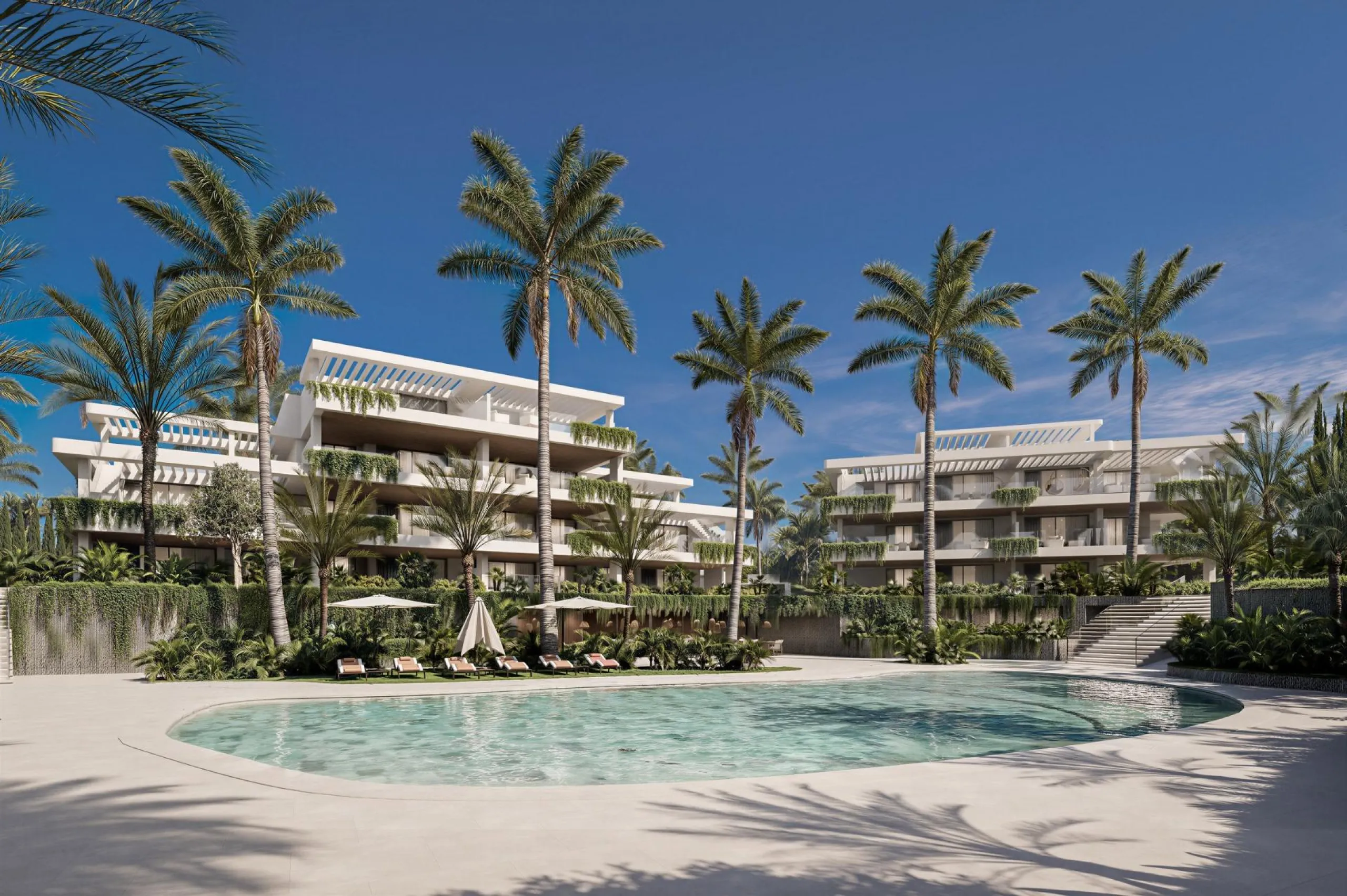 Luxury New Build Apartments in Estepona Just 400 m from the Beach& & Modern Mediterranean Living in Estepona& Discover an exclusive new residential development in Estepona, one of the most desirable coastal towns on the Costa del Sol. This elegan
