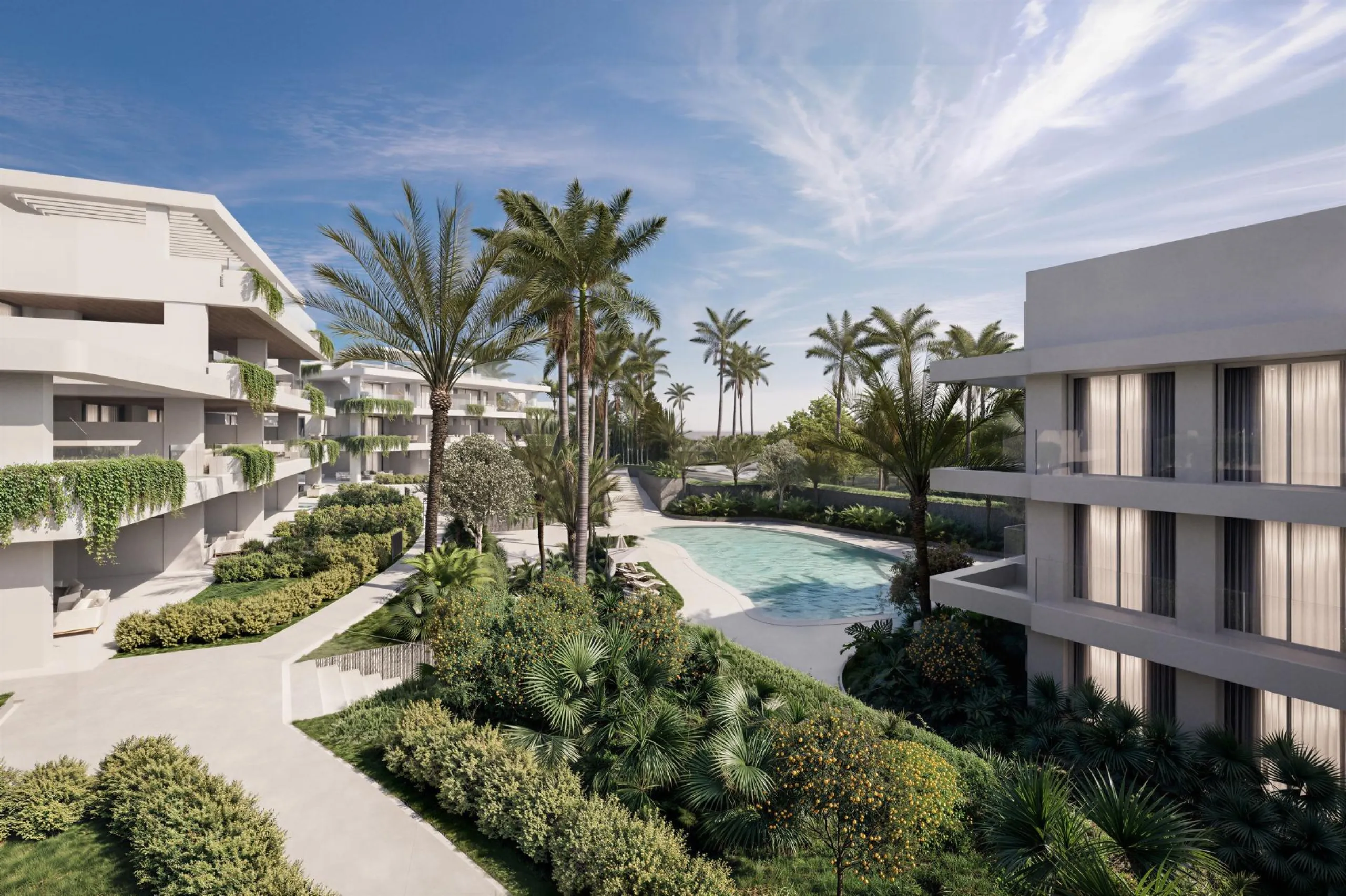 Luxury New Build Apartments in Estepona Just 400 m from the Beach& & Modern Mediterranean Living in Estepona& Discover an exclusive new residential development in Estepona, one of the most desirable coastal towns on the Costa del Sol. This elegan
