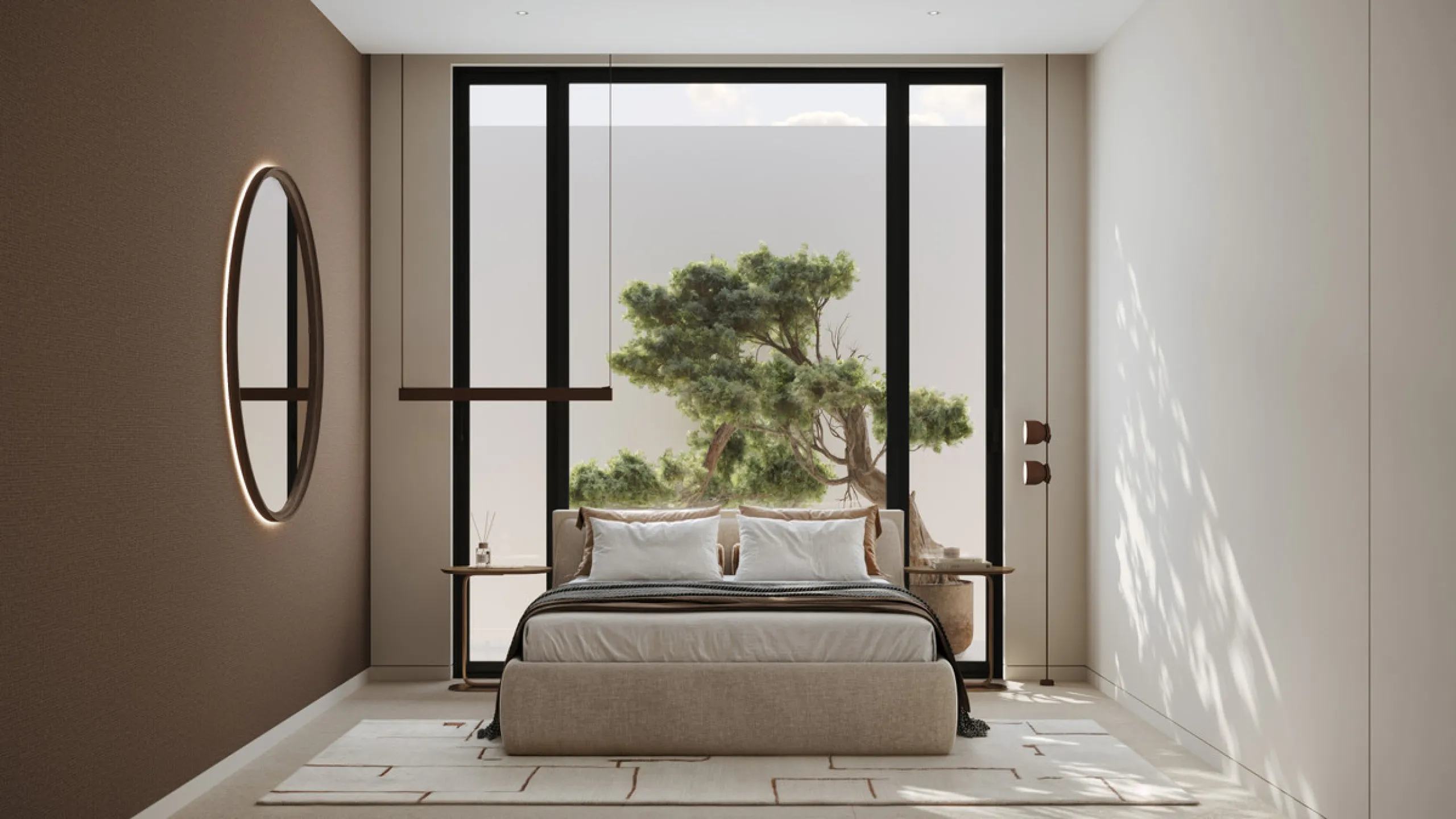The exclusive villa is located in a prestigious community within the Golden Mile, a private retreat in one of the most sought-after locations in the area. Just minutes from the beach, Puente Romano and Marbella's most prestigious clubs.