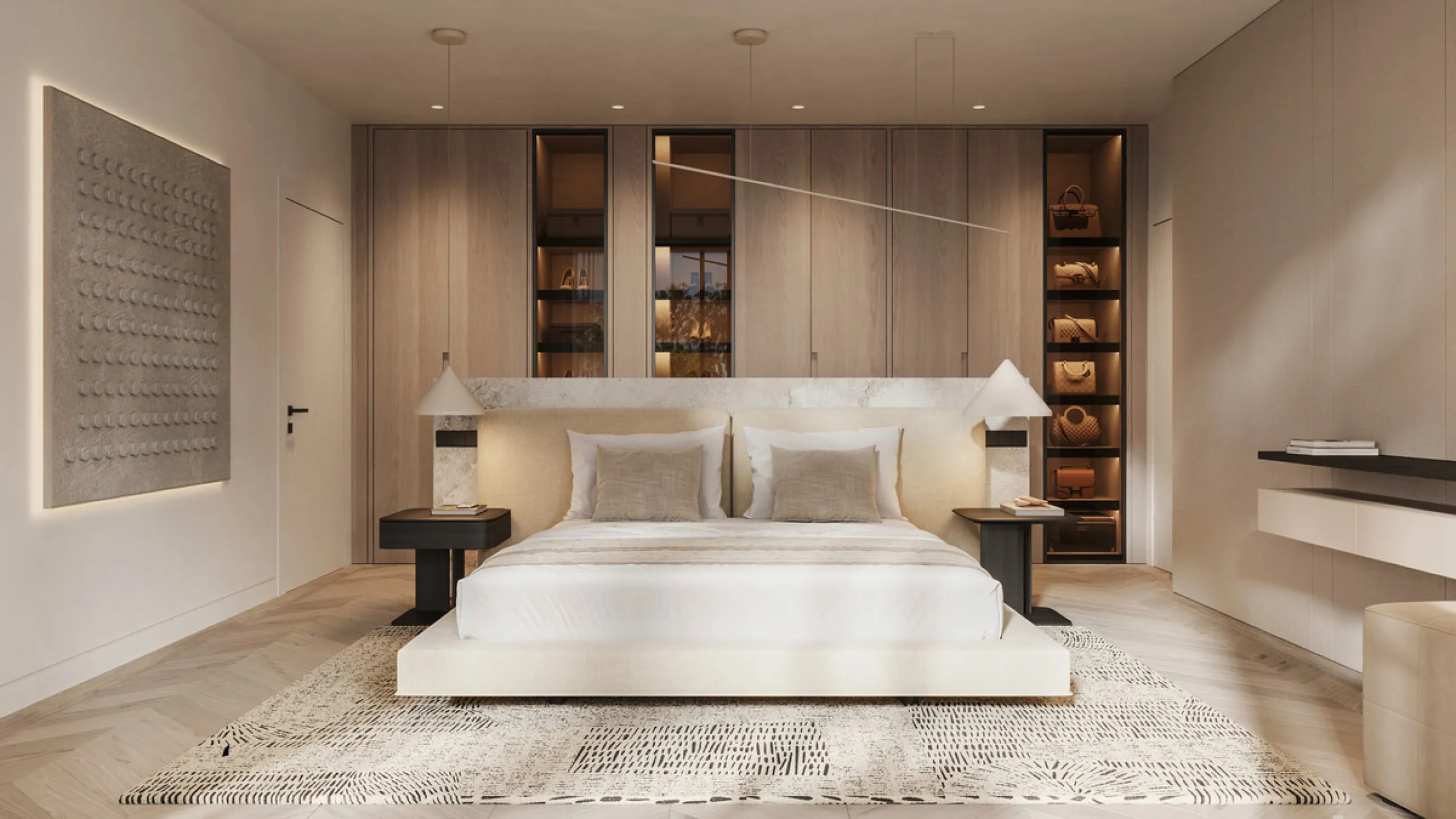 The exclusive villa is located in a prestigious community within the Golden Mile, a private retreat in one of the most sought-after locations in the area. Just minutes from the beach, Puente Romano and Marbella's most prestigious clubs.