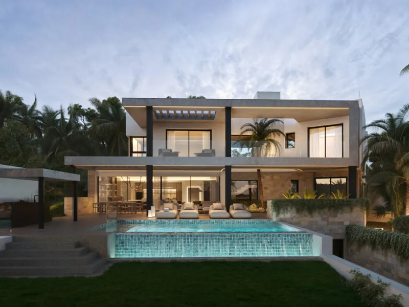 The exclusive villa is located in a prestigious community within the Golden Mile, a private retreat in one of the most sought-after locations in the area. Just minutes from the beach, Puente Romano and Marbella's most prestigious clubs.