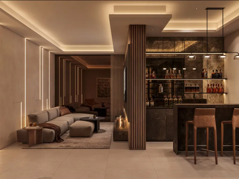 The exclusive villa is located in a prestigious community within the Golden Mile, a private retreat in one of the most sought-after locations in the area. Just minutes from the beach, Puente Romano and Marbella's most prestigious clubs.