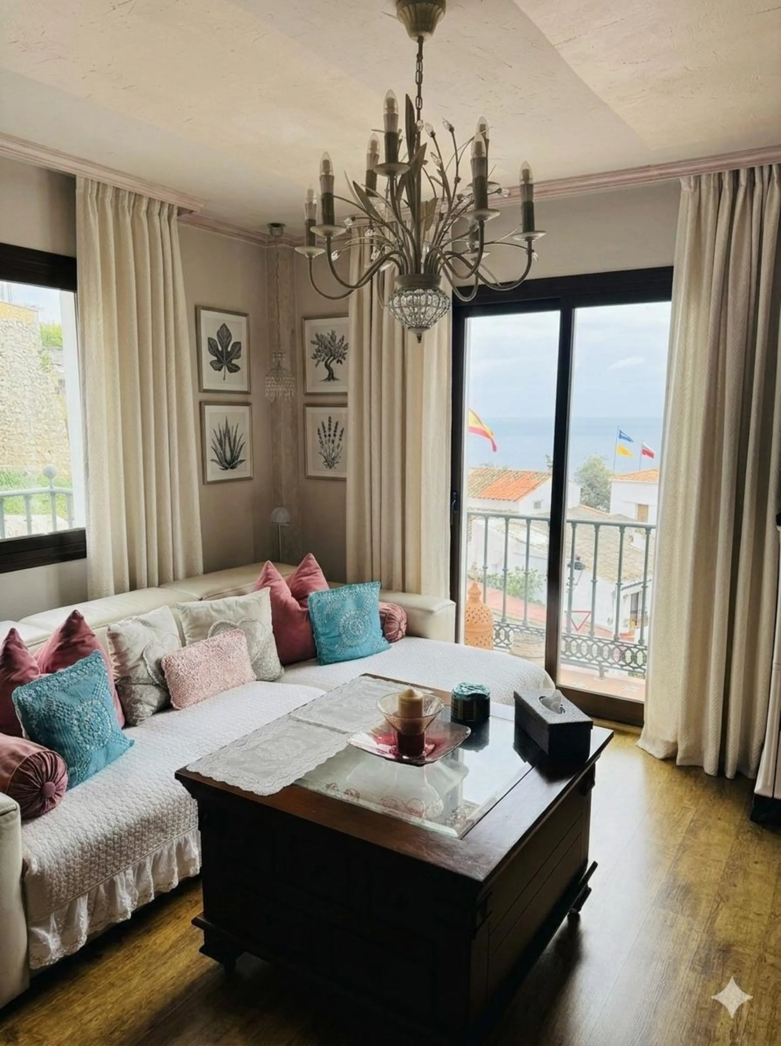 Beautiful 3-bedroom apartment with 2 bathrooms (one en suite), located in Benalmádena Pueblo, in a quiet area within walking distance to all amenities.