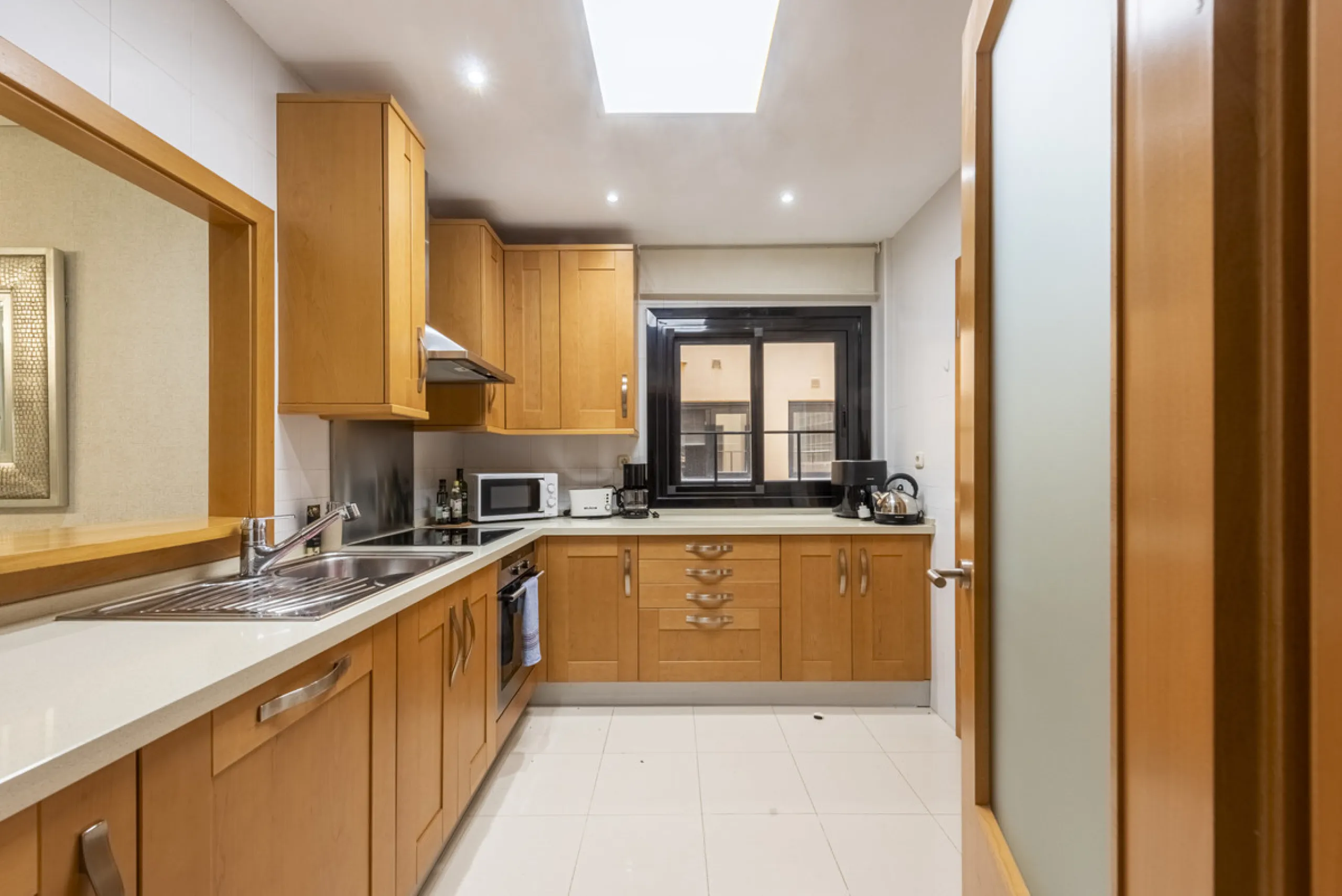 This modern and inviting two-bedroom apartment, nestled within the exclusive Las Mimosas complex, offers a truly exceptional living experience.
