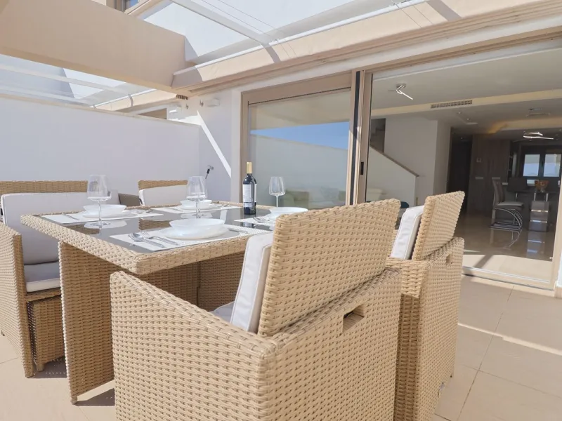 This elegant contemporary townhouse combines space, natural light and clean architectural lines, offering seamless indoor-outdoor living in a peaceful, high-quality setting. Finished with marble flooring throughout and a private elevator connecting all fl