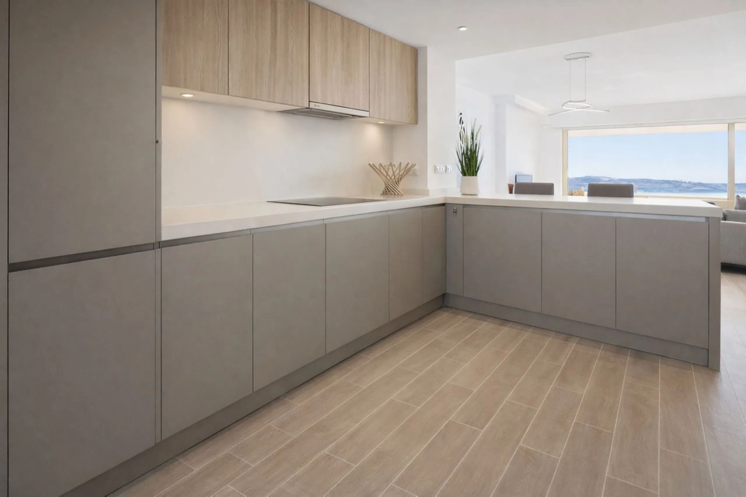 This elegant contemporary townhouse combines space, natural light and clean architectural lines, offering seamless indoor-outdoor living in a peaceful, high-quality setting. Finished with marble flooring throughout and a private elevator connecting all fl
