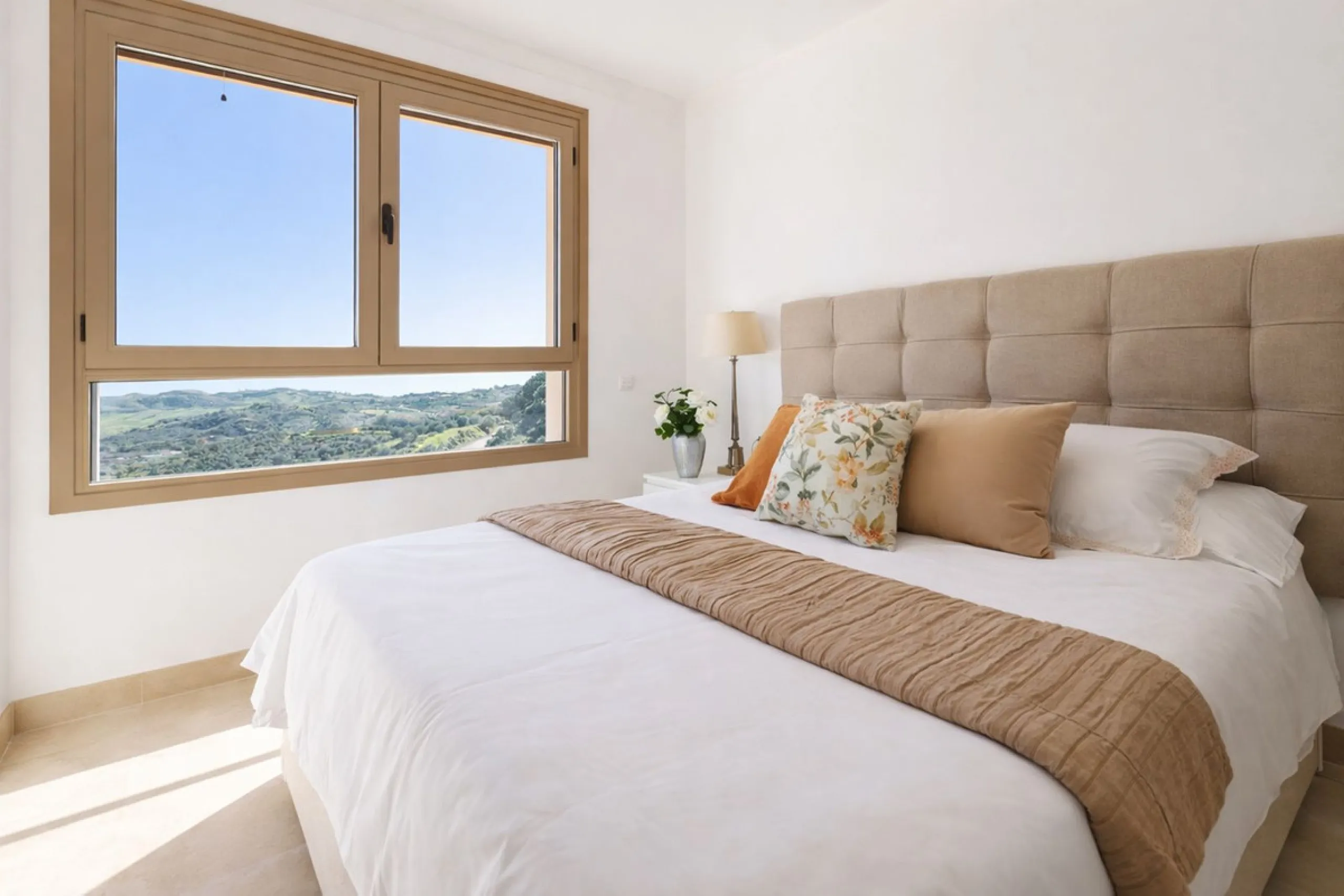 This elegant contemporary townhouse combines space, natural light and clean architectural lines, offering seamless indoor-outdoor living in a peaceful, high-quality setting. Finished with marble flooring throughout and a private elevator connecting all fl