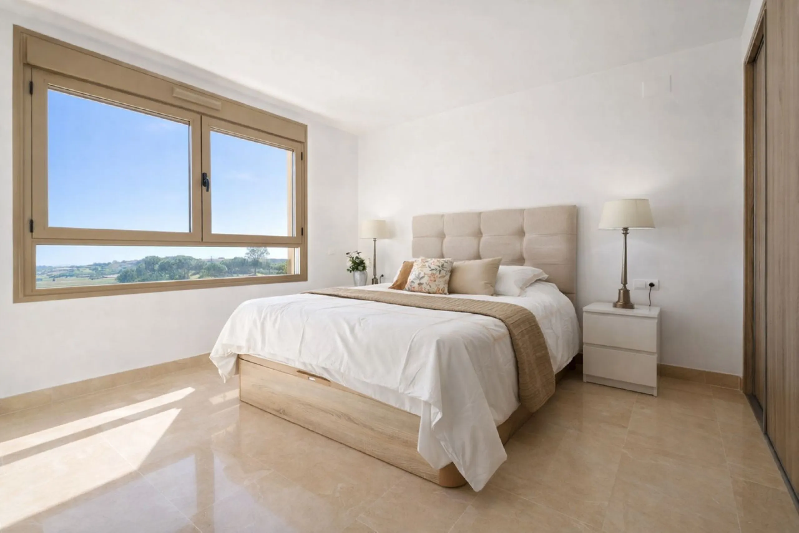This elegant contemporary townhouse combines space, natural light and clean architectural lines, offering seamless indoor-outdoor living in a peaceful, high-quality setting. Finished with marble flooring throughout and a private elevator connecting all fl