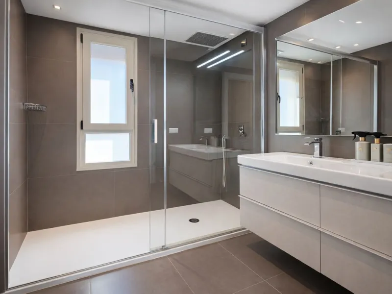 This elegant contemporary townhouse combines space, natural light and clean architectural lines, offering seamless indoor-outdoor living in a peaceful, high-quality setting. Finished with marble flooring throughout and a private elevator connecting all fl