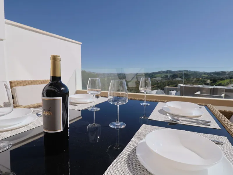 This elegant contemporary townhouse combines space, natural light and clean architectural lines, offering seamless indoor-outdoor living in a peaceful, high-quality setting. Finished with marble flooring throughout and a private elevator connecting all fl