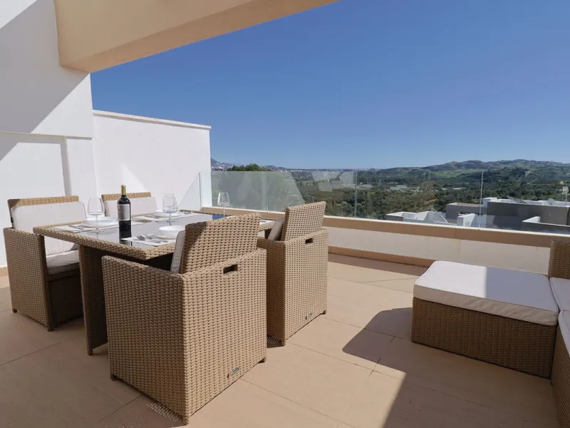 This elegant contemporary townhouse combines space, natural light and clean architectural lines, offering seamless indoor-outdoor living in a peaceful, high-quality setting. Finished with marble flooring throughout and a private elevator connecting all fl