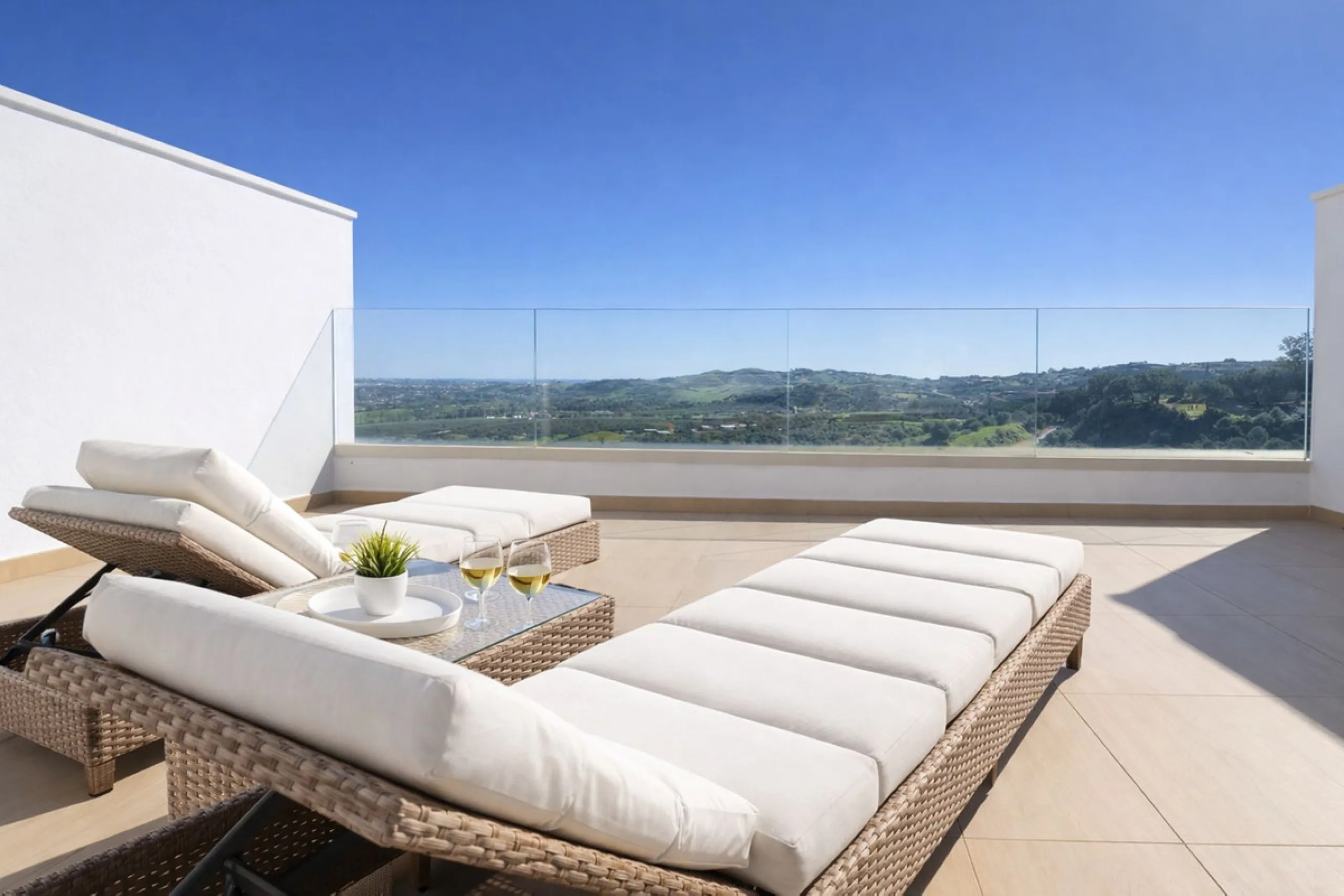 This elegant contemporary townhouse combines space, natural light and clean architectural lines, offering seamless indoor-outdoor living in a peaceful, high-quality setting. Finished with marble flooring throughout and a private elevator connecting all fl