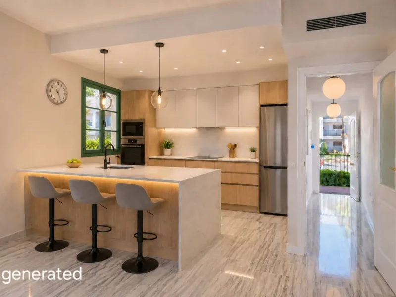 Exclusively for sale, this very nice middle floor apartment in Atalaya - Alhaurín Golf - Alhaurín el Grande - with midday sun to sunset over the surrounding mountains.
