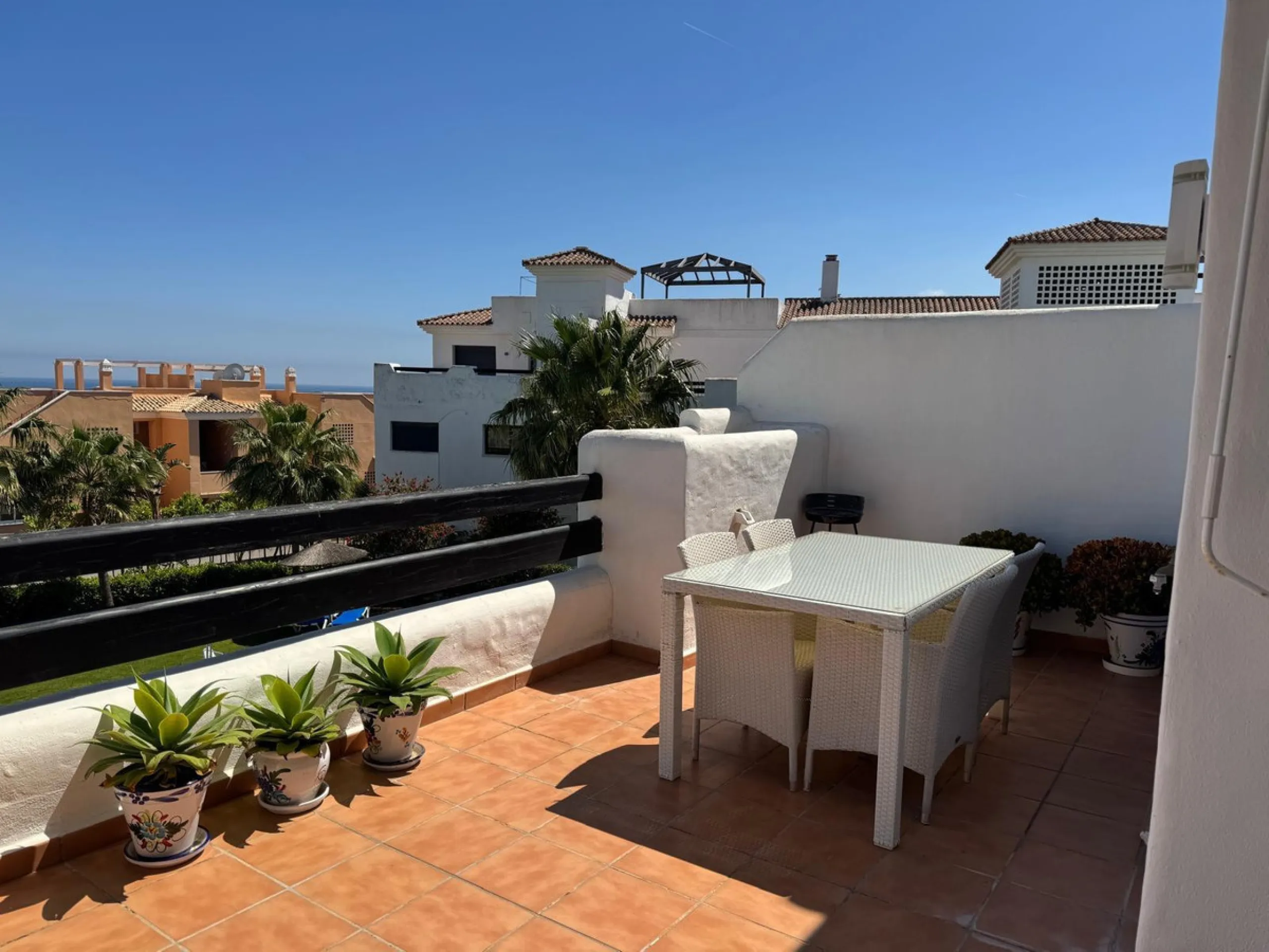 Experience unparalleled coastal living in this immaculate 2-bedroom, 2-bathroom apartment located within the highly sought-after Lotus Dona Julia. Nestled in the heart of Dona Julia Golf Course, the residence comes fully furnished and boasts full frontal 