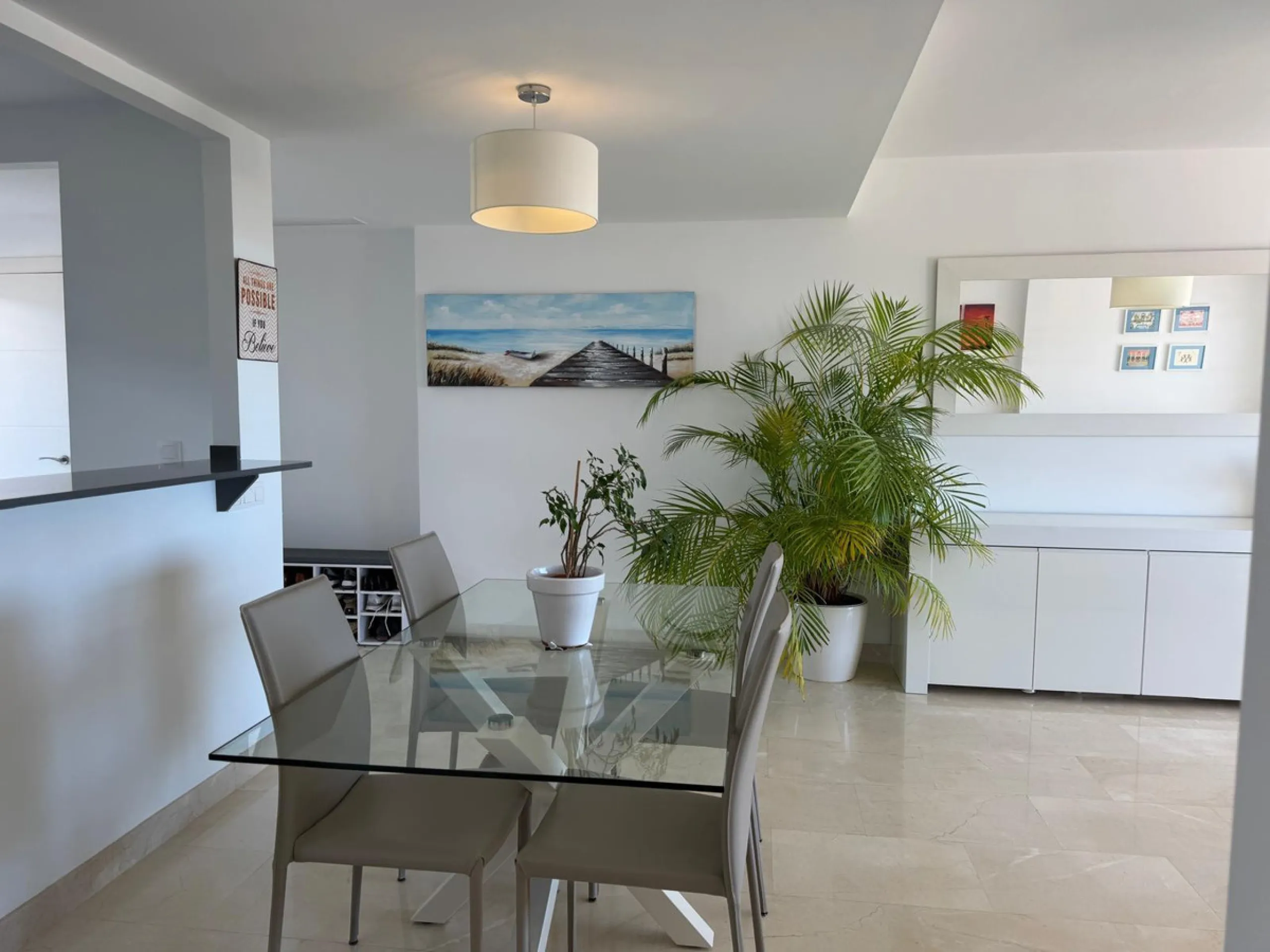 Experience unparalleled coastal living in this immaculate 2-bedroom, 2-bathroom apartment located within the highly sought-after Lotus Dona Julia. Nestled in the heart of Dona Julia Golf Course, the residence comes fully furnished and boasts full frontal 