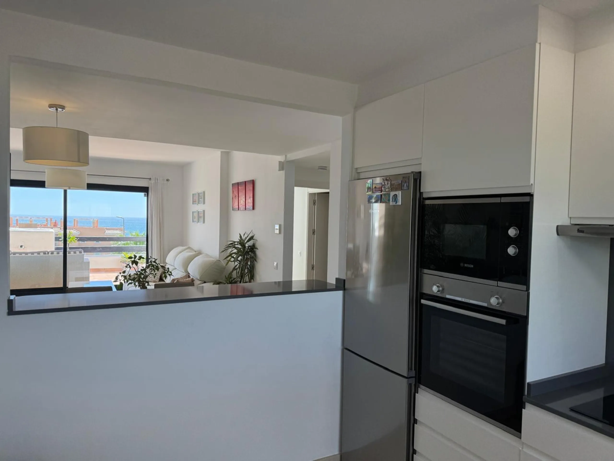 Experience unparalleled coastal living in this immaculate 2-bedroom, 2-bathroom apartment located within the highly sought-after Lotus Dona Julia. Nestled in the heart of Dona Julia Golf Course, the residence comes fully furnished and boasts full frontal 