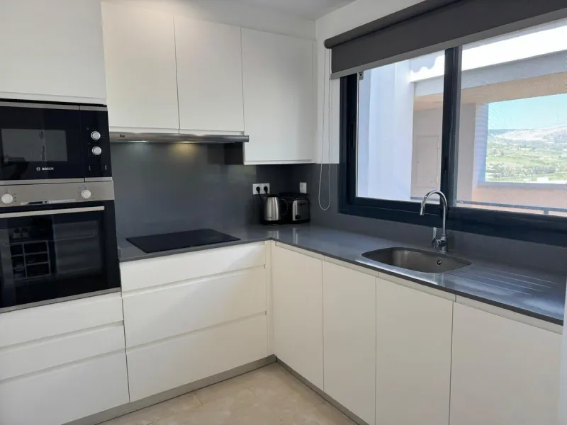 Experience unparalleled coastal living in this immaculate 2-bedroom, 2-bathroom apartment located within the highly sought-after Lotus Dona Julia. Nestled in the heart of Dona Julia Golf Course, the residence comes fully furnished and boasts full frontal 