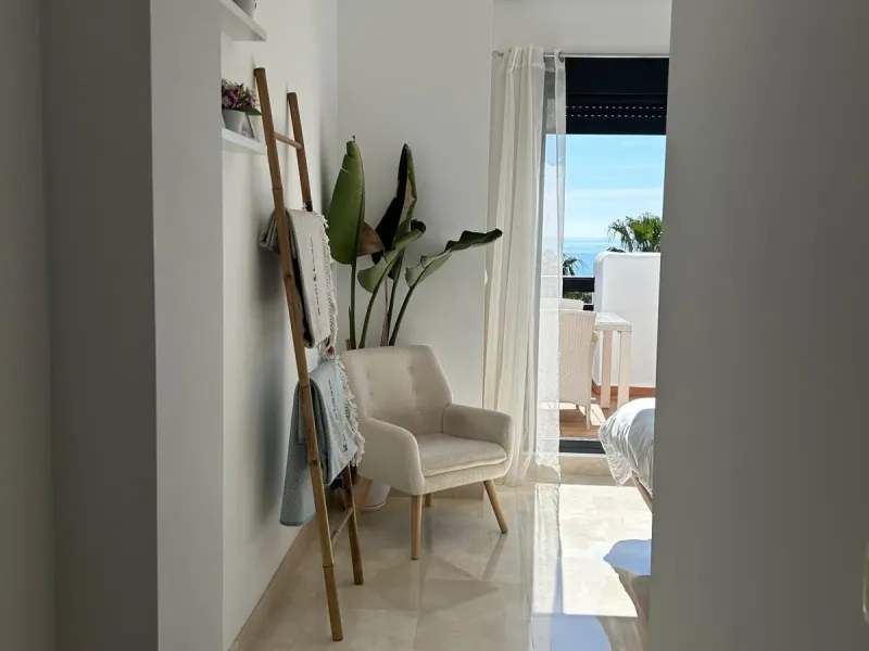 Experience unparalleled coastal living in this immaculate 2-bedroom, 2-bathroom apartment located within the highly sought-after Lotus Dona Julia. Nestled in the heart of Dona Julia Golf Course, the residence comes fully furnished and boasts full frontal 