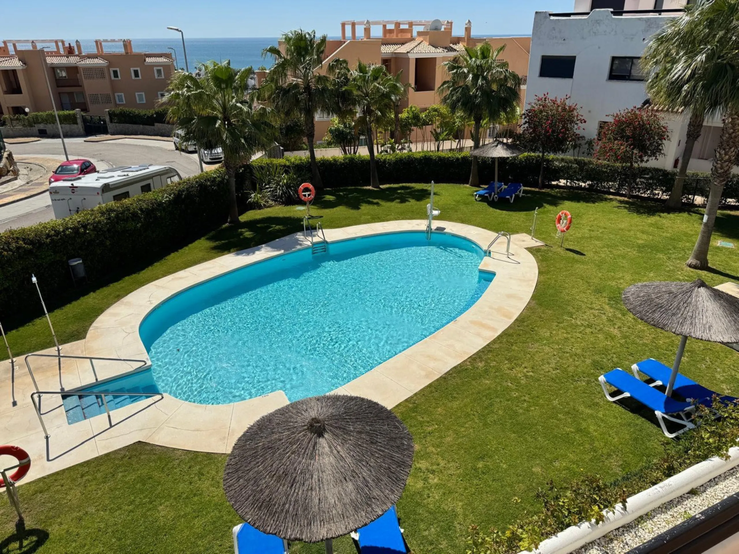 Experience unparalleled coastal living in this immaculate 2-bedroom, 2-bathroom apartment located within the highly sought-after Lotus Dona Julia. Nestled in the heart of Dona Julia Golf Course, the residence comes fully furnished and boasts full frontal 