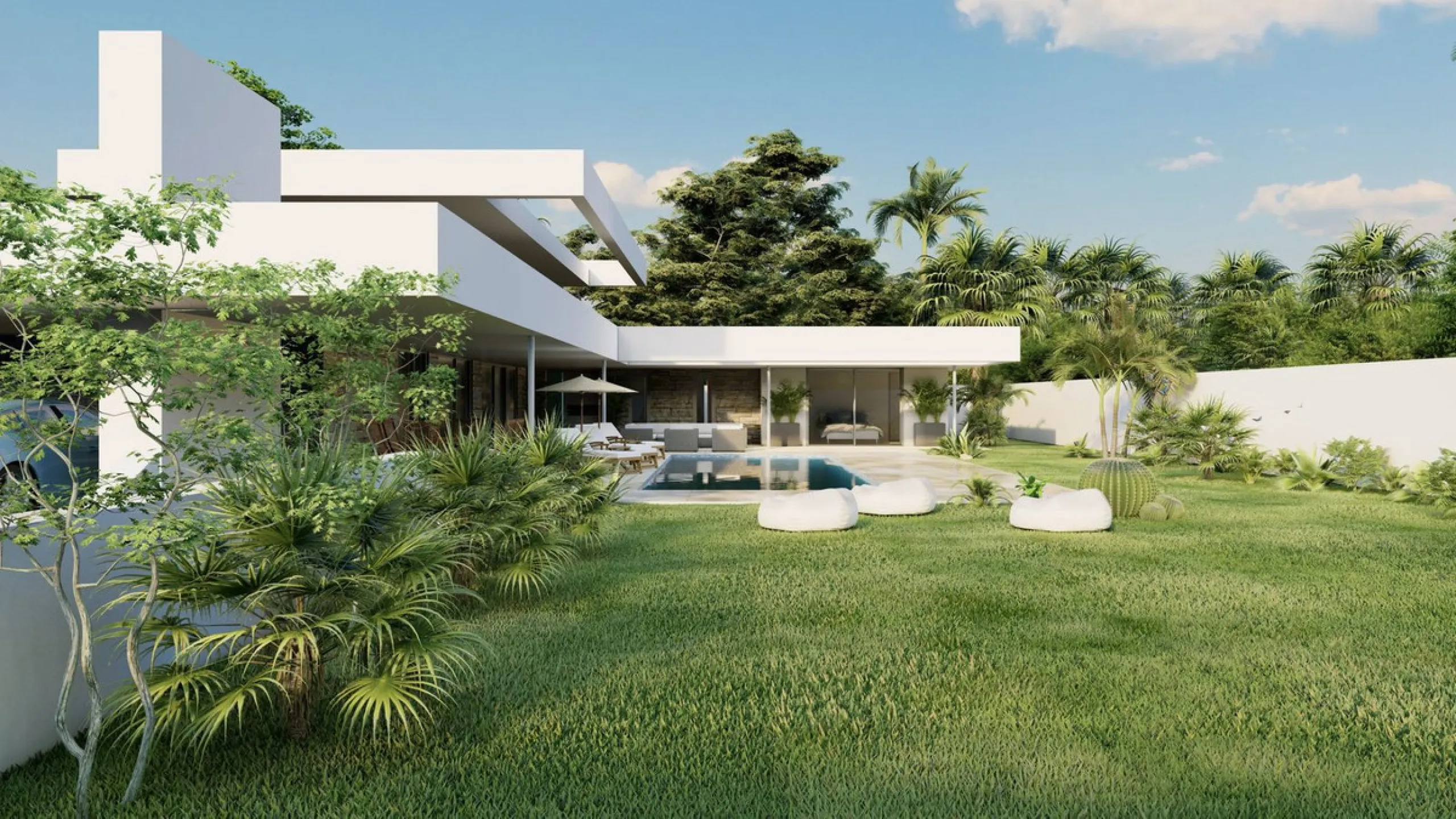 PLOT WITH  OFF-PLAN LUXURY ECOLOGICAL VILLA IN MANILVA