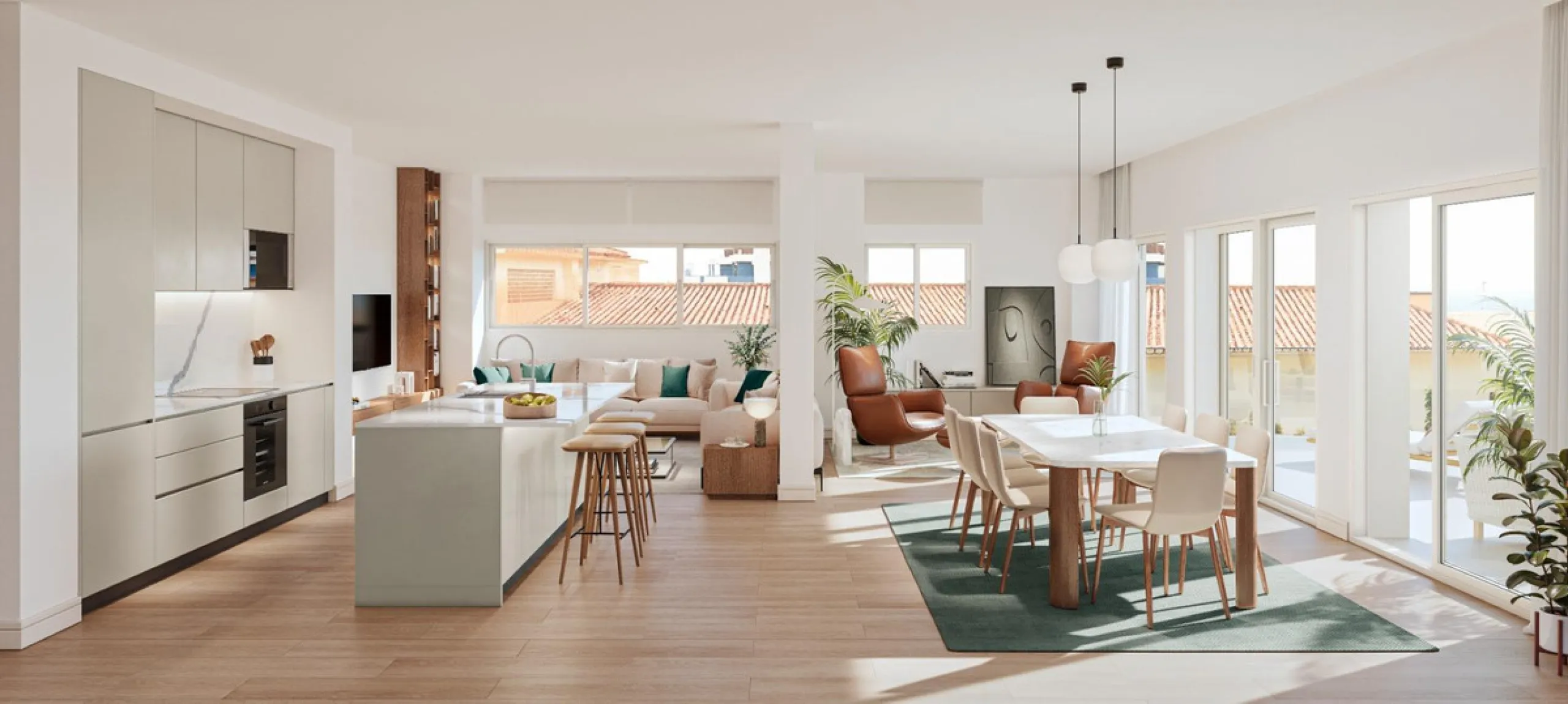 Located in a quiet and peaceful residential area in the east of Málaga, this exclusive property is ideal for those seeking a relaxed environment without giving up proximity to the city center. Monte Sancha stands out for its residential character, serene 