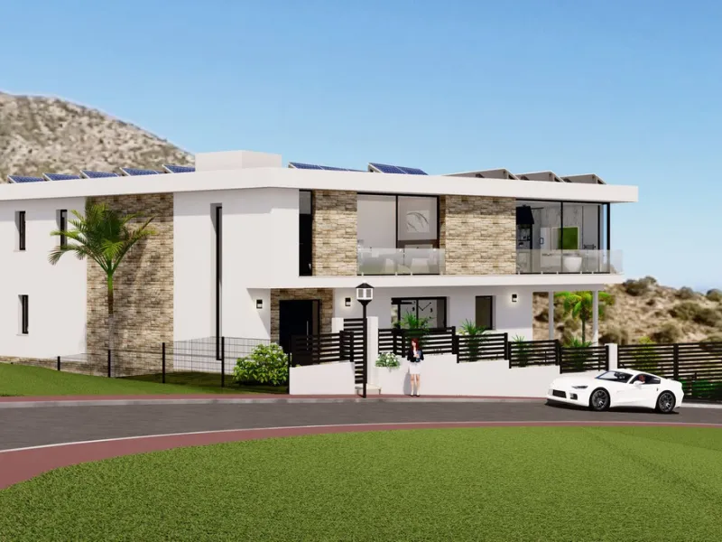 Discover this charming luxury villa in Mijas, a modern gem with panoramic sea and mountain views, designed to offer an unparalleled experience in the captivating setting and spectacular climate of the Costa del Sol.