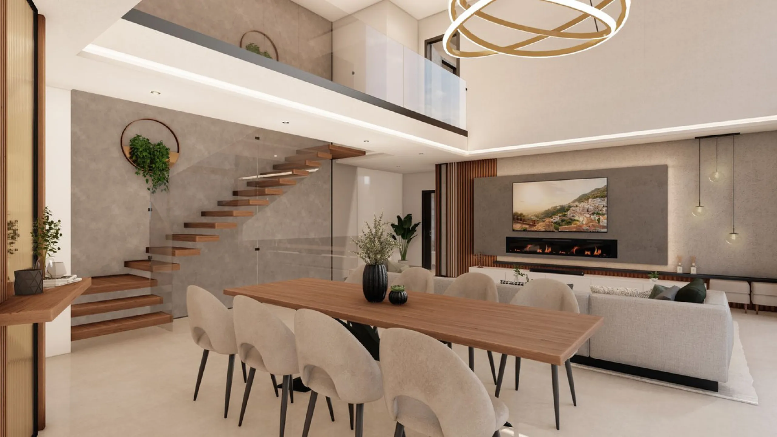 Discover this charming luxury villa in Mijas, a modern gem with panoramic sea and mountain views, designed to offer an unparalleled experience in the captivating setting and spectacular climate of the Costa del Sol.