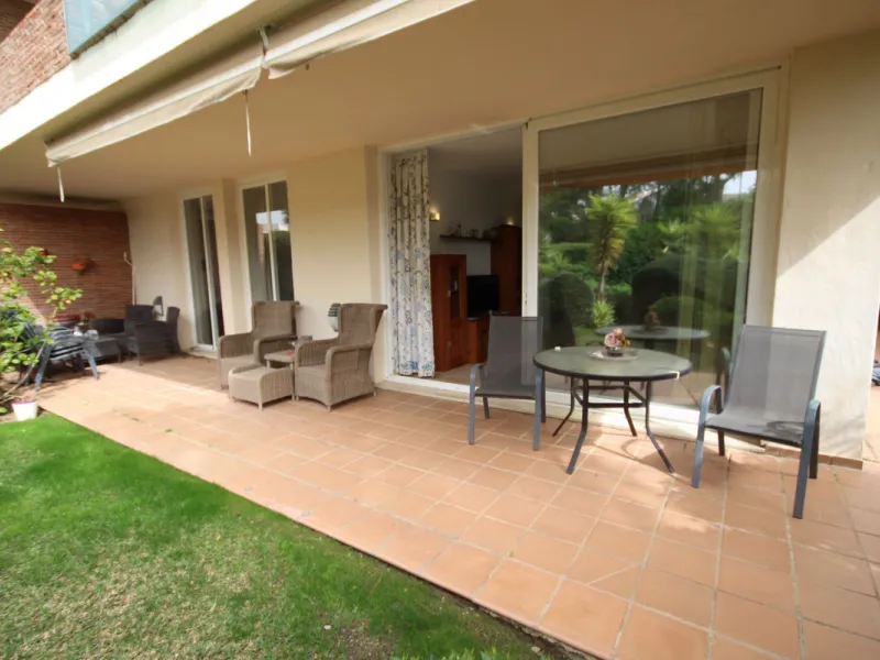 Apartment - Ground Floor Apartment в продаже в Mijas, Málaga. В доме 2 спален и 2 ванных комнат. Площадь дома 84 м²
