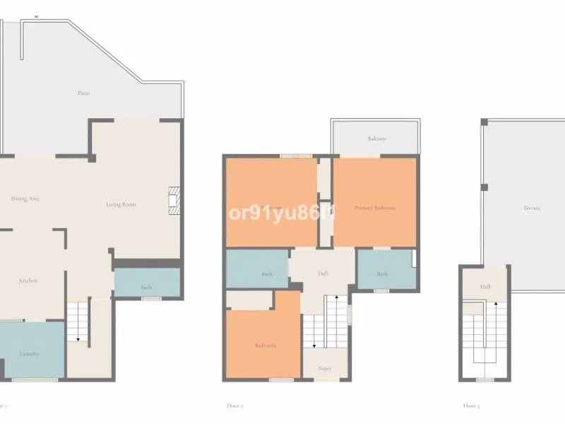 Townhouse Close to the Beach in Costabella Located within a gated, secure community in Costabella, just a short stroll from the beach, this three-bedroom, two-bathroom townhouse features a bright, spacious interior comprising a cosy living room with firep